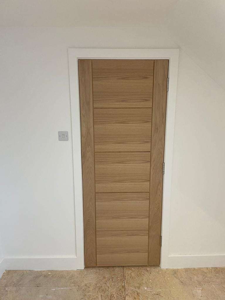 Oak internal door, by ANG Carpentry & Building Services